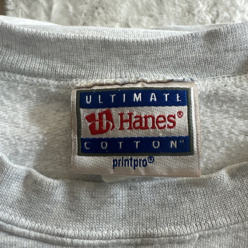 Vintage Great Gramps Sweatshirt‎ Baseball Graphic Pullover Gray Crewneck - Picture 6 of 7